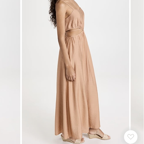 Moon River cut out maxi dress in terracotta Sz. large NWT - Picture 3 of 11